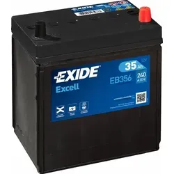 Exide EB356 Excell 12V 35Ah 240A Autobatterie - Autobatterien mit hoher Startkraft von 240A, ideal für zuverlässige Leistung in Fahrzeugen und extremen Wetterbedingungen.