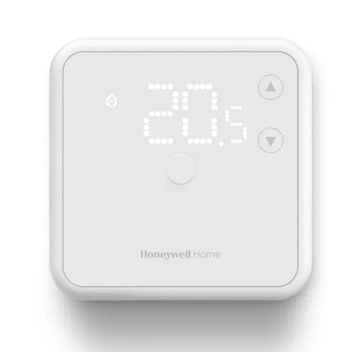 Honeywell Home Raumthermostat, leicht ablesbares, energieeffizientes Display auf LED-Basis, kabellos, weiß