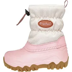 Playshoes Winter-bootie Uni Unisex Kinder Schneestiefel, Rosa Uni, 34/35 EU