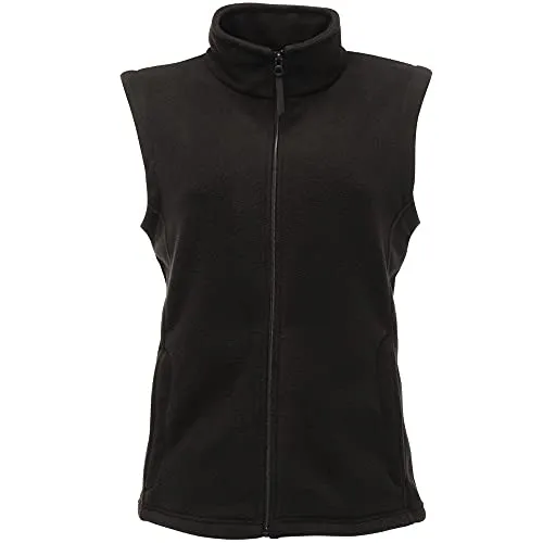 Regatta Damen Micro Fleece Bodywärmer 16 schwarz - Funktionsjacken mit Anti-Pill-Fleece und Layerlite-Technologie für zusätzlichen Komfort. Ideal für Outdoor-Aktivitäten mit praktischen Reißverschlusstaschen.