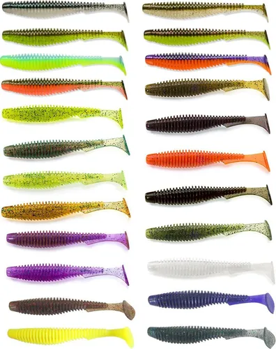 Fishup U Shad 4' 10,1cm - 8 Gummifische, Fishup Farben:Pearl