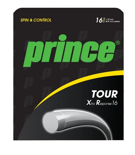 Prince Tennissaite Tour XR (Touch+Power) silber 12m Set, Saitendicke: 1.30