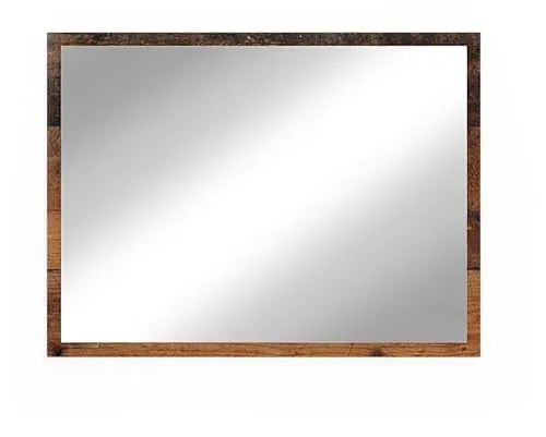 Vicco Badspiegel Kiko, Eiche rustikal, 45 x 60 cm - Badspiegel in Eiche rustikal, elegant und minimalistisch, perfekt für moderne Badezimmer. Kompatibel mit der Rayk-Serie für einen harmonischen Look.