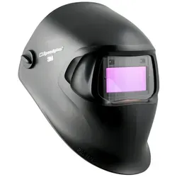 3M Speedglas 100B Black Schweißhelm - Automatik Schweißerhelm mit DIN 10-12 Filter, bietet optimalen Schutz und Sicht mit einem großzügigen Sichtfeld von 44 x 93 mm – ideal für professionelle Schweißer.