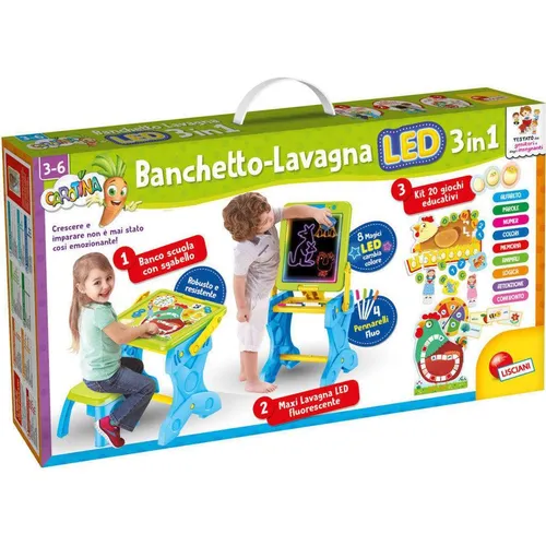 Lisciani Carotina Banchetto Led Play And Learn 3 In 1 (97142)