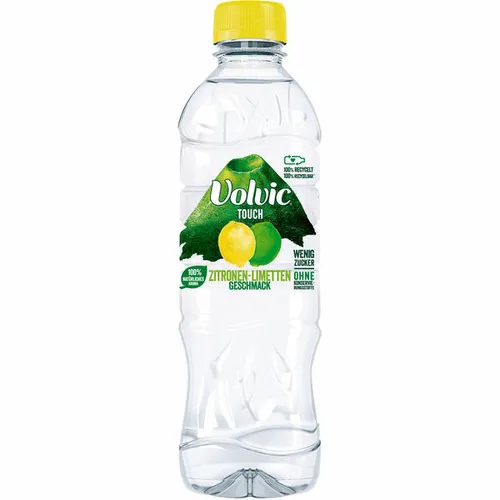 Flaschen Volvic Touch Zitrone Limette  inc. 3,00€ EINWEG a 0,75 L 12