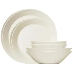 Iittala Teema Geschirr 8er Set weiß in weiß von Iittala