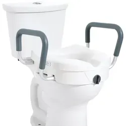 VEVOR Toilettensitzerhöhung 12,7 cm, 158 kg Tragfähigkeit