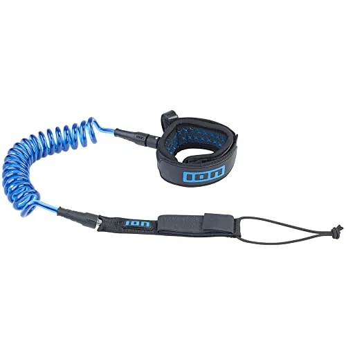 Ion Leash Wing Core Coiled Ankle Black 5'5 - Leashes fürs Surfen, coiled Design für maximale Bewegungsfreiheit und Sicherheit beim Surfen.