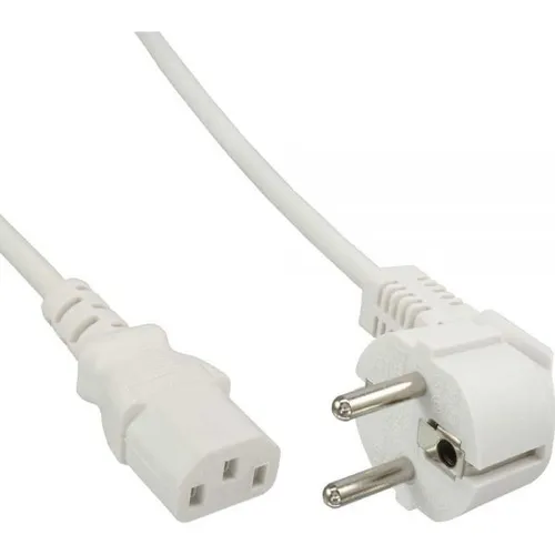 InLine Netzkabel, Schutzkontakt gewinkelt auf