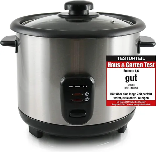 Emerio automatischer Eco Reiskocher in schwarz von Emerio