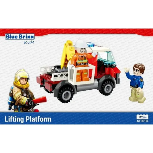 BlueBrixx 107154 Stadtfeuerwehr: Hebebühne Teileanzahl: 112