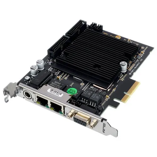 RME HDSPe AoX-D Audiointerface - Audio/MIDI-Interface mit DANTE & MADI, 512 Kanäle bei bis zu 192 kHz, ideal für professionelle Anwendungen und erweiterbar mit MADI-Anschlüssen.