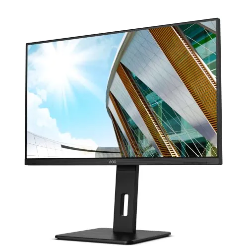 AOC U32P2CA - 32 Zoll UHD USB-C Monitor - Produktivitätsorientierter 32 Zoll Monitor mit 4K UHD Auflösung und USB-C Power Delivery für einfaches Anschließen und Aufladen Ihres Notebooks.