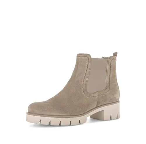 Gabor Damen Chelsea Boots, Frauen Stiefeletten,Schlupfstiefel,Stiefel,Bootee,Booties,halbstiefel,Kurzstiefel,Farro,40.5 EU / 7 UK