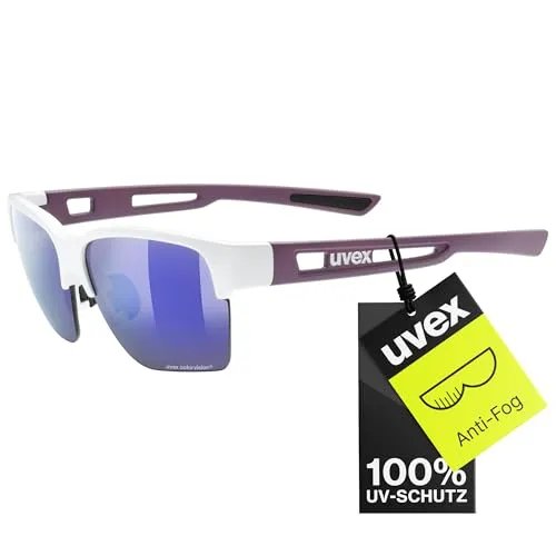 Uvex Sportstyle 805 CV Fahrradbrille - Sportbrille für Unisex Erwachsene mit verspiegelten Gläsern und uvex colorvision® Farbfilter für optimale Sicht und 100 % UV-Schutz – ideal für Radfahrer.