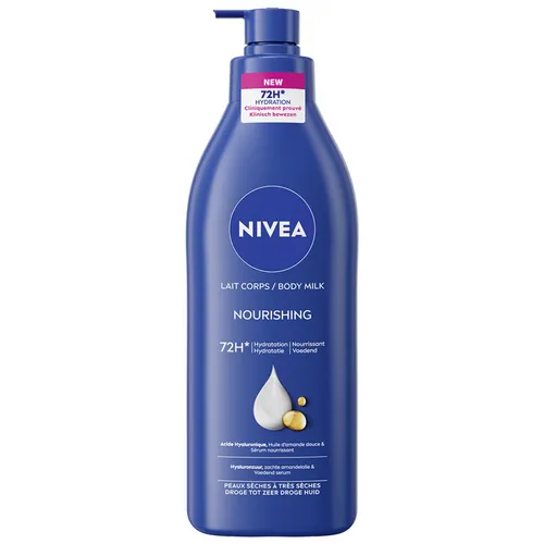 Nivea Nährende Körpermilch 72H 400 ml ist ideal für die tägliche Pflege von troc