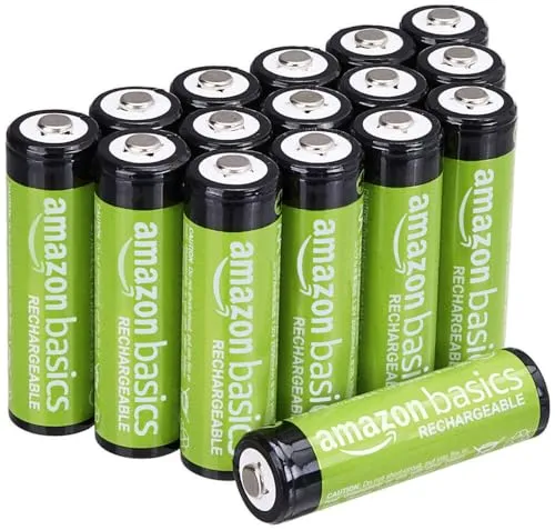 Amazon Basics 16er-Pack wiederaufladbare AA-NiMH-Akkus 2000 mAh