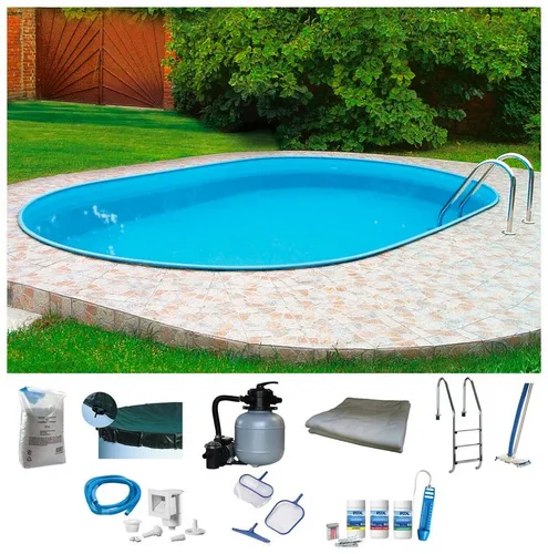 my POOL BWT Ovalpool PREMIUM (Komplett-Set, 10-tlg), Höhe 135 cm, in verschiedenen Größen