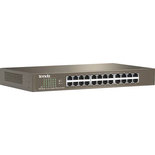 TEG1024D Netzwerk-Switch - 24-Port Gigabit Switch für Desktop, bietet hohe Geschwindigkeit und zuverlässige Netzwerkverbindung für kleine bis mittlere Unternehmen.