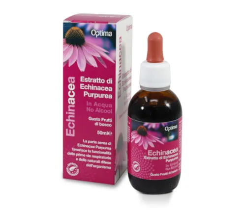 Echinacea Estratto No Alcool Optima Naturals 50ml