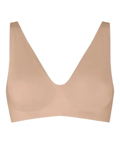 Hunkemöller Padded Bralette ohne Draht Super Comfort beige S - Eleganter Padded Bralette ohne Draht in Beige, Größe S. Ideal für höchsten Tragekomfort und eine natürliche Silhouette, perfekt für den Alltag.