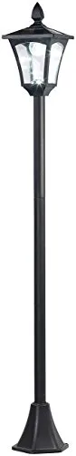 Royal Gardineer Solar Standleuchte: Solar-LED-Gartenlaterne, Dämmerungssensor, 40 lm, dimmbar, IP44, 1,6 m (hochwertige Gartenleuchten, Standlaterne, Beleuchtung)