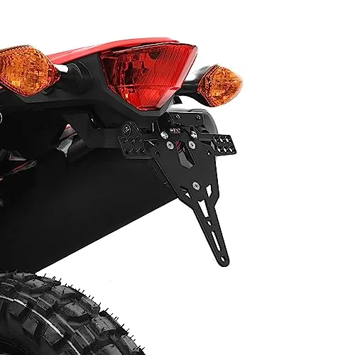 ZIEGER Pro Kennzeichenhalter für Honda CRF 300 L - Motorrad-Kennzeichenhalter mit verstellbarem Neigungswinkel, ideal für Honda CRF 300 L (2022-2024). Einfache Montage ohne Verkleidungsänderungen, sportliche Optik und komplettes Montageset inklusive.