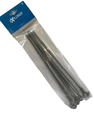 Zeltnägel glatt 30cm x 4,5mm von Explorer Zelthering Zelt Befestigung