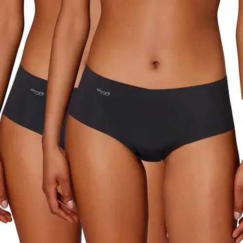 sloggi Damen ZERO Microfibre Short 2P Panty Black XL 2X Unterwäsche ✅
