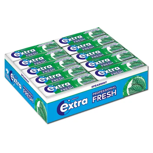 Extra Kaugummi Spearmint, zuckerfrei, Großpackung 30x10