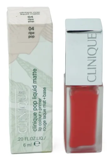 Clinique Pop Matte Lip Colour Lippenstift 6ml - 04 Ripe - Hochpigmentierter Lippenstift mit mattem Finish für langanhaltende Farben. Ideal für einen trendigen Look und die perfekte Ergänzung in Ihrer Kosmetiksammlung.