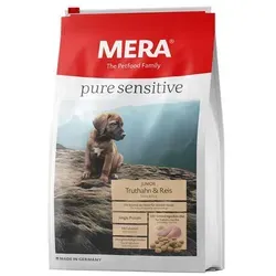 MeraDog Pure Sensitive Junior Truthahn & Reis | 1kg Hundefutter