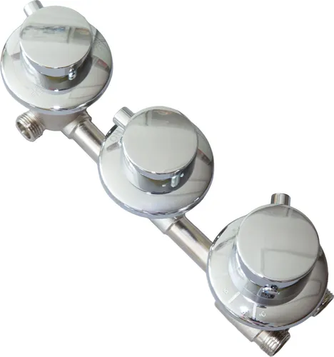 Ersatz Thermostat Armatur 3 fach Umschalter Dusche D38 10cm von AcquaVapore