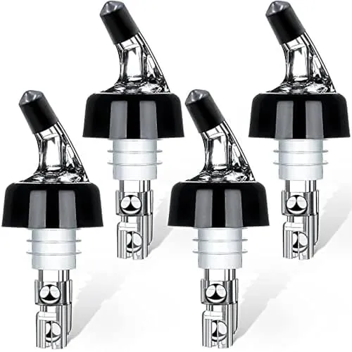 SuproBarware Ausgießer 4 Stück Flaschenausgießer 3cl Bottle Pour Spouts Shot Pourers