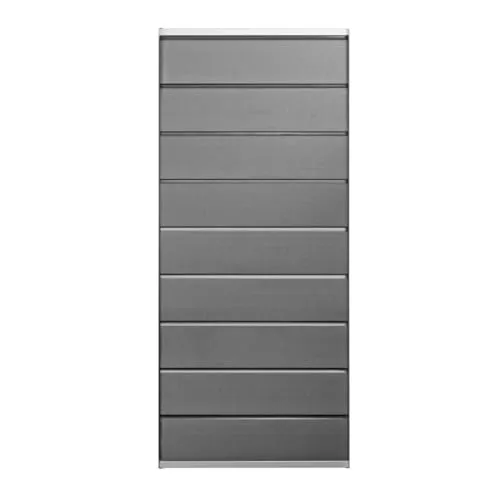 HORI Design WPC Sichtschutzzaun - Flexibles Stecksystem für Garten & Terrasse - 90 x 180 cm - Grau - Modularer Sichtschutz in drei Größen für optimalen Wind- und Sichtschutz. Hochwertiges WPC-Material vereint natürliche Optik und Langlebigkeit. Werkzeugfreie Montage ermöglicht ein modernes, sauberes Design ohne sichtbare Schrauben.