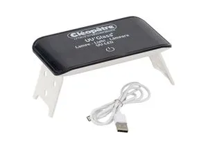 Cléopâtre LCC30-LAMP UV'Glass LED-Lampe 24W - Aschesauger für UV'Glass Harz, härtet in nur 60 Sekunden und sorgt für ein glänzendes Finish. Leicht transportierbar mit zusammenklappbaren Beinen und USB-Betrieb.