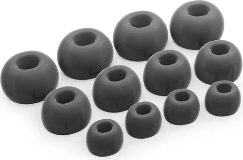 Silikon Ohrstöpsel Ohrhörer Gummi Tipps Für JBL Tune Buds Kopfhörer Ohrhörer in Schwarz 12 x
