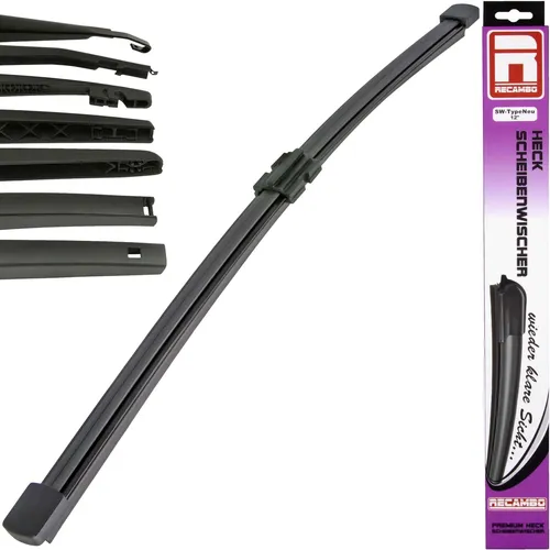 RECAMBO Scheibenwischblätter Scheibenwischer für Ford Ecosport, BJ 11.2017-2022 schwarz