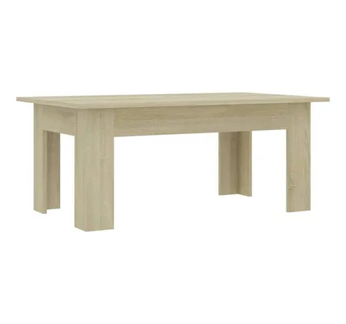 Couchtisch Sonoma-Eiche 100x60x42 cm - Tisch & Stehtische: Moderner Couchtisch aus Holzwerkstoff in Sonoma-Eiche-Optik, ideal für gemütliche Wohnräume und vielseitig einsetzbar.