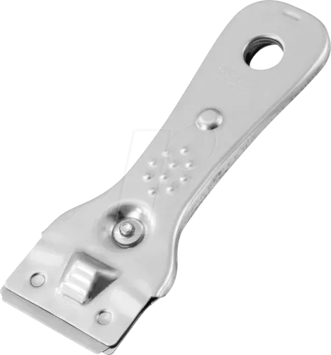 FACKELMANN Glasschaber silber 60140