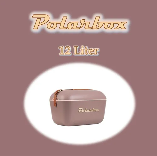 Polarbox Kühlbox Gold Mauve 12l - Kühlboxen & Kühltaschen mit stilvollem Design, ideal für Ausflüge und Picknicks, hergestellt in Spanien.