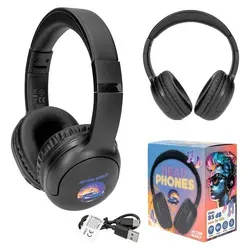 Depesche Action World Kabellose Kopfhörer - Stylische kabellose Kopfhörer mit coolem Auto-Motiv. Genießen Sie Musik bis zu 20 Stunden. Einfach koppeln über Bluetooth, Reichweite bis 10 Meter. USB-C-Anschluss für schnelles Laden.