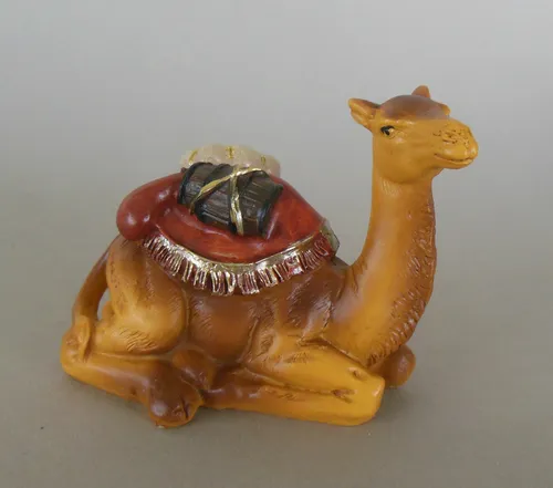 Kamel liegend 5,5 cm hoch für Krippenfiguren Größe 8 cm Krippe Krippentier