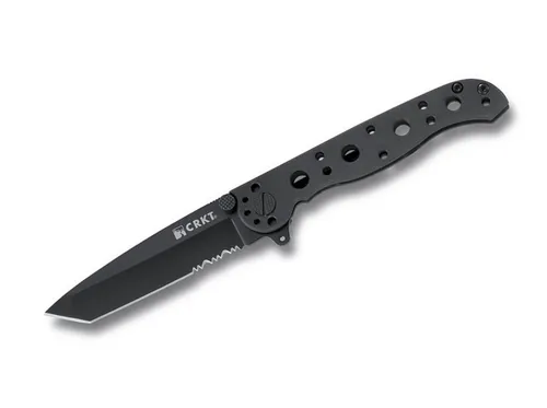 CRKT Taschenmesser, schwarz, 17,8 cm - Robustes Design für Escrima, Tanto, Arnis & Kali - Ideales Taschenmesser mit Framelock-Verschluss und Edelstahlgriff, perfekt für Kampfsport-Enthusiasten und Outdoor-Abenteuer.