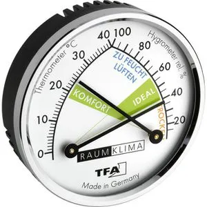 TFA Dostmann 45.2024 Thermo-Hygrometer Silber von TFA Dostmann