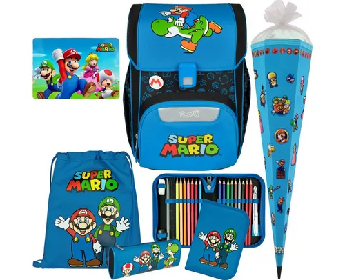 Pridera Scooli Schulranzen Set für Jungen