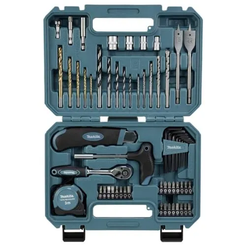 Makita E-15095 60teiliges Bohrer- und Bit-Sortiment
