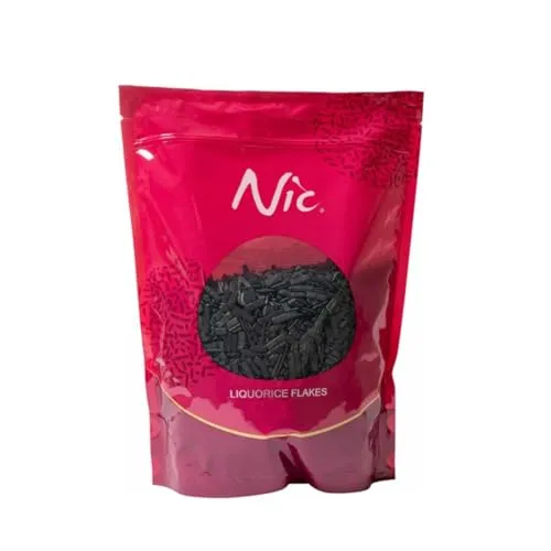 NIC Liquorice Flakes/Salzlakritzflakes, 800 Gramm