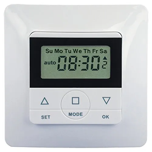 Rolladen Steuerung Comfort Zeitschaltuhr CasaSpirit50 mit Kindersicherung Tages und WochenProgramm